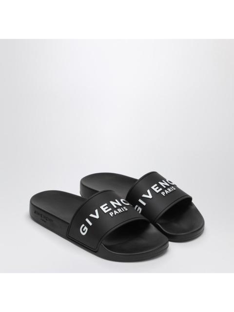 Givenchy Black Slippers With Logo Men