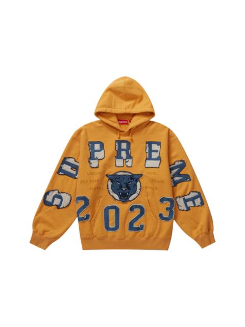 Supreme Supreme Washed Panther Hooded Sweatshirt Dusty Gold