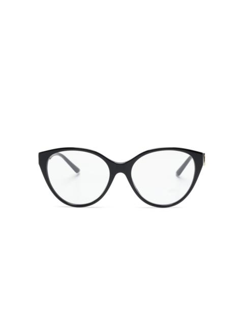 cat-eye glasses