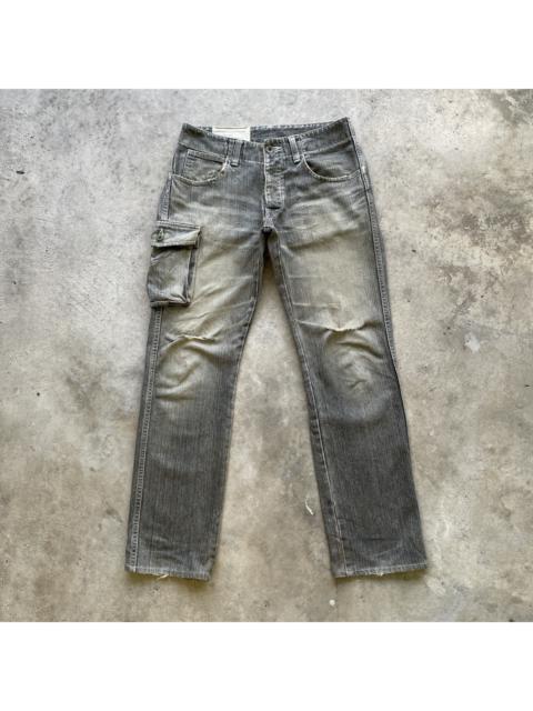 Other Designers Vintage - W29x29💥 Vintage John Bull Distressed Faded Cargo Denim Pants