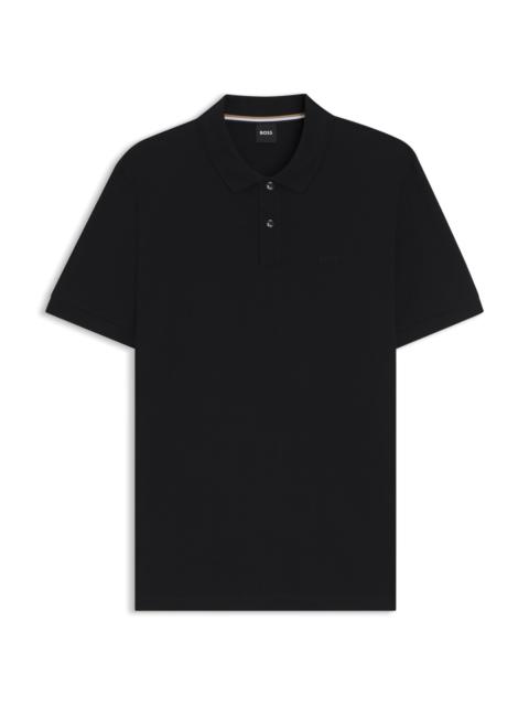 BOSS PALLAS REGULAR-FIT POLO SHIRT IN COTTON WITH EMBROIDERED LOGO