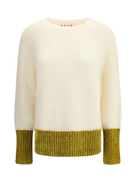 Marni Color Block Wool Sweater