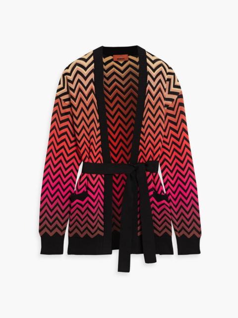 Missoni Crochet-knit cotton-blend cardigan