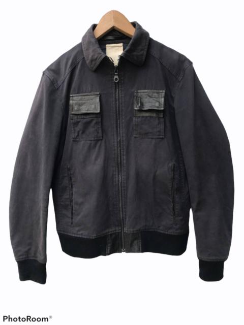 Other Designers Designer - Japanese Bark Tannage Sheepskin Leather Pocket Jacket