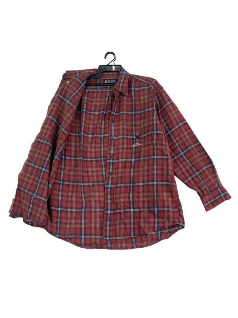 Other Designers Vintage - Chaps Ralph Lauren bear logo checkered shirts button up
