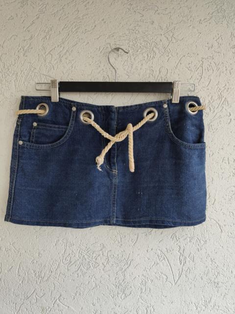 Jean Paul Gaultier Jean Paul Gaultier Denim Rope Mini Skirt Marine Style