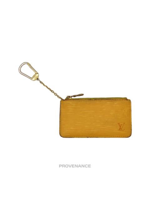 Louis Vuitton Louis Vuitton Key Pouch Cles - Tassil Yellow Epi Leather
