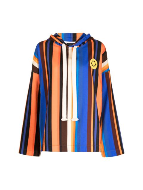 Joshua Sanders Smiley-patch cotton hoodie