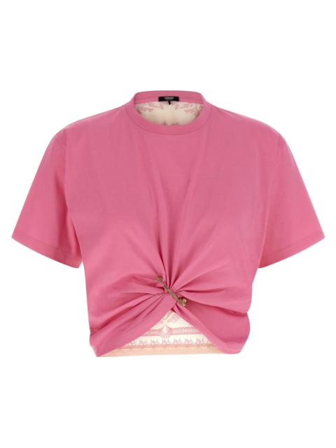 VERSACE Underwater Barocco T-Shirt Pink