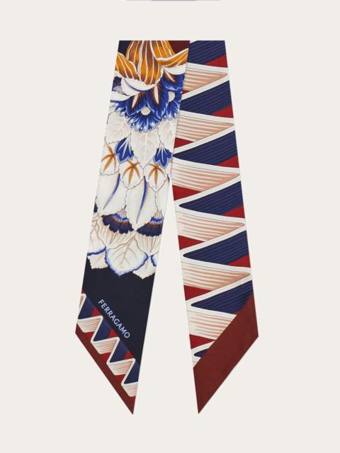 FERRAGAMO Giada print silk mini bandeau