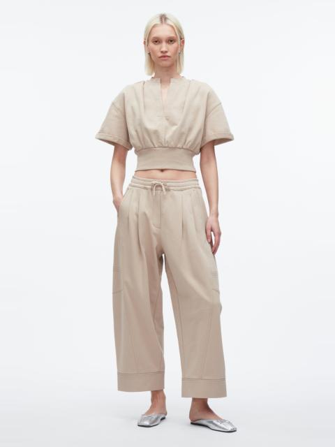 3.1 Phillip Lim Curved Leg Cropped Sweatpant