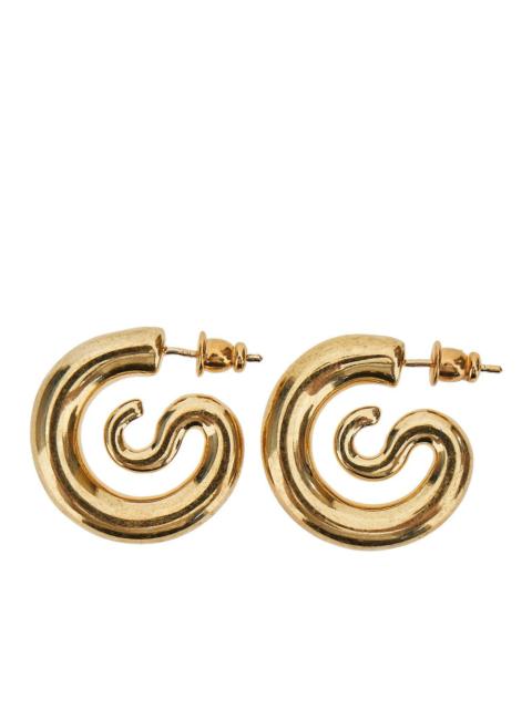 PANCONESI Panconesi Extra Small Serpent Earrings Gold