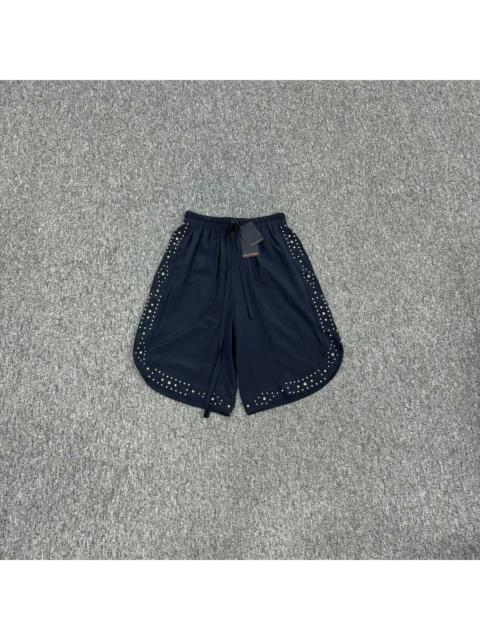 Louis Vuitton Louis Vuitton LV 2023 style dark blue studded silk shorts