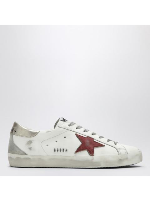 Golden Goose Golden Goose Sneakers Super Star White/Red/Platinum Men