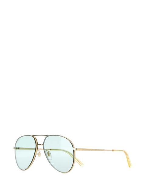 GUCCI Gucci Men Gold Metal Sunglasses