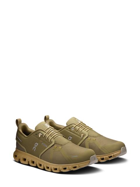 On On Cloud 6 Waterproof Sneaker in Olive/Safari at Nordstrom