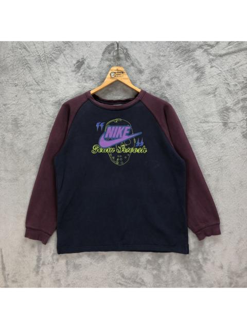 Nike Nike Team Swoosh Big Logo Colorblock Sweater #5403-188