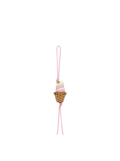 Loewe Ice Cream-Shaped Leather Charm