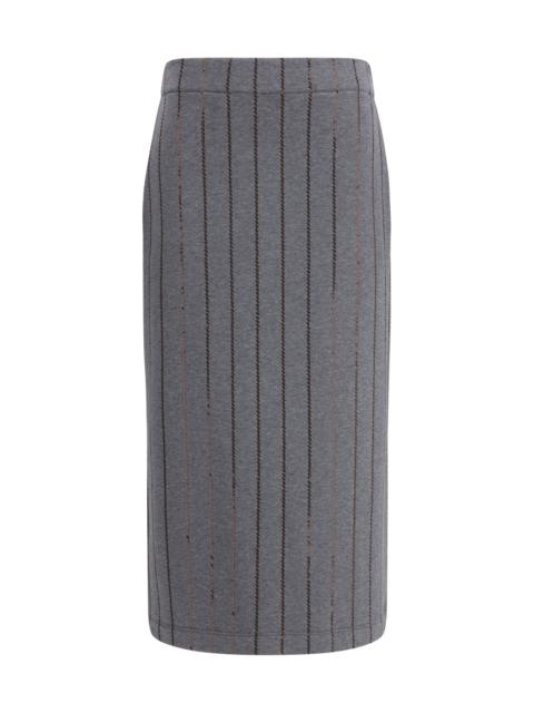 Brunello Cucinelli Brunello Cucinelli Women Embellished Midi Pencil Skirt
