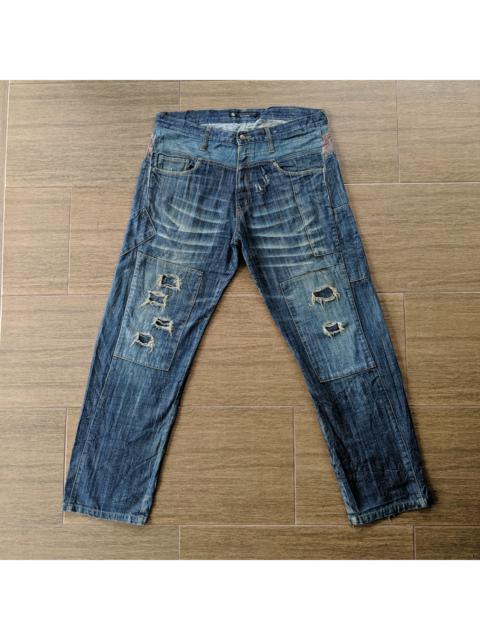Other Designers Vintage - Thrashed! SDATL Distressed 5 Pockets Rare Denim Jeans Pants