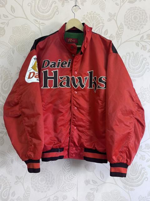 Other Designers Asics × Vintage - Vintage Japan ASICS Rawlings Fukuoka Daiei Hawks Varsity