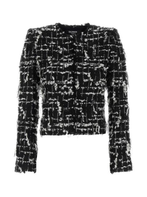 Balmain Balmain Women Two-Tone Tweed Blazer