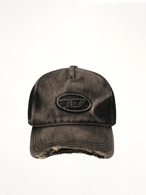Diesel C-SEYMON Cap in Black