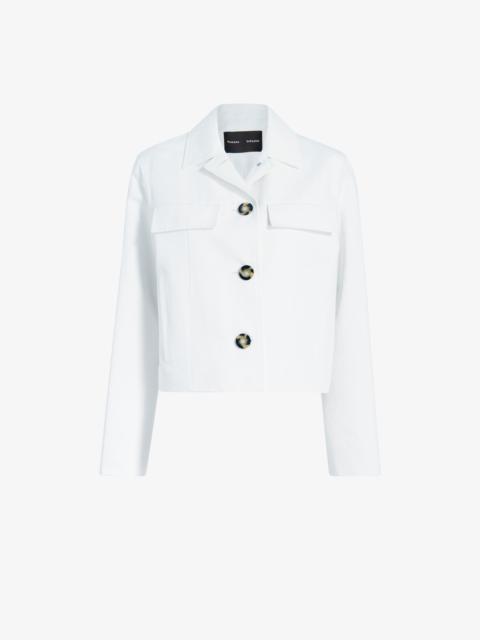 Proenza Schouler Thelma Jacket in Cotton Linen Suiting