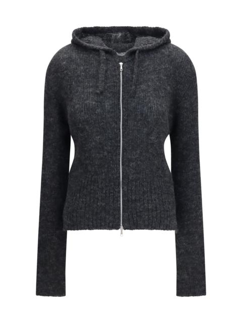 Our Legacy Our Legacy Alpaca-blend Zip-up Hoodie Charcoal