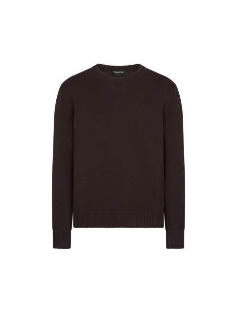 TOM FORD LIGHTWEIGHT COTTON BLEND CREW NECK