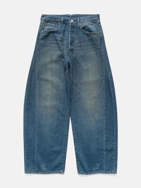 ssstein Deformation Wide Denim Jeans Indigo