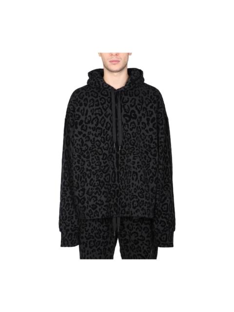 Dolce & Gabbana Sweatshirt With Leopard Print