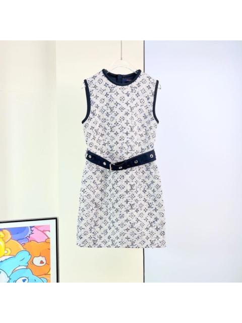 Louis Vuitton Louis Vuitton LV monogram woven sleeveless dress