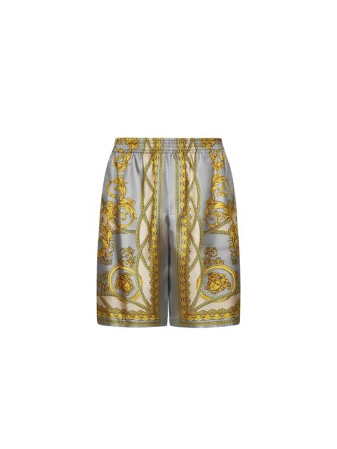 VERSACE Versace La Coupe Des Dieux Silk Shorts Men