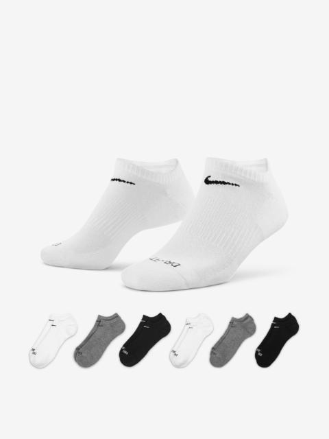 Nike Nike Everyday Plus Cushioned Training No-Show Socks (6 Pairs)
