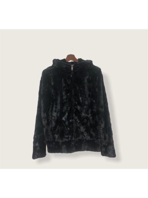 Other Designers American Rag - US Rags Fur Black Jacket Talon Zipper