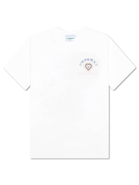 CASABLANCA FOR THE PEACE JERSEY - WHITE