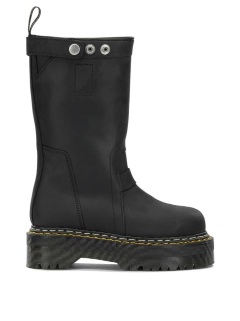 Rick Owens Rick Owens X Dr. Martens Quad Sole Ankle Boots Black