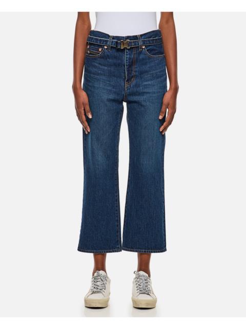 sacai Sacai Women Boot Cut Denim Pants