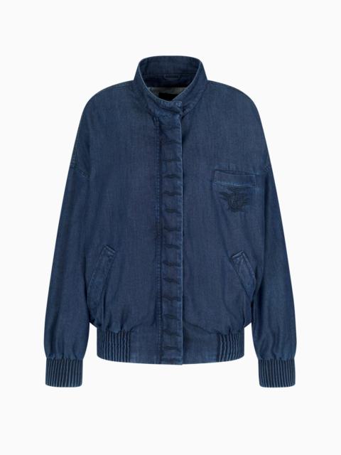 GIORGIO ARMANI DENIM COLLECTION LYOCELL BLOUSON