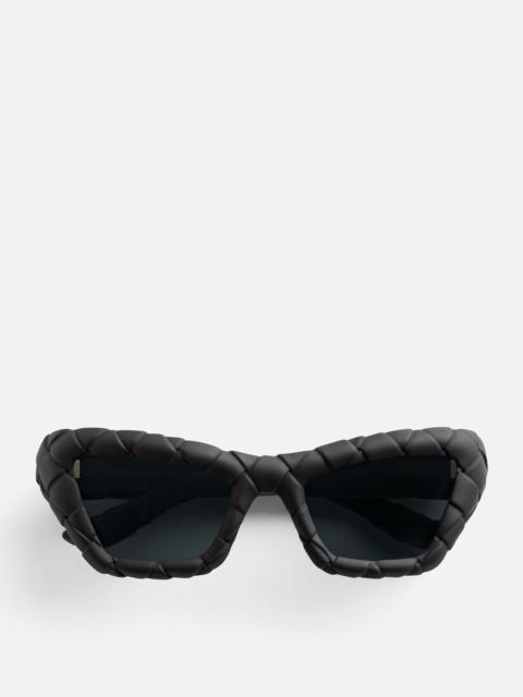 Bottega Veneta Intrecciato Cat Eye Sunglasses