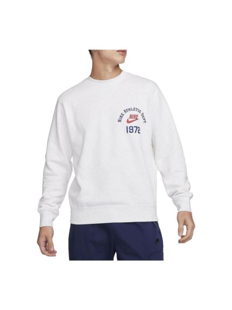 Nike Nike Sportswear Club Fleece Crew-Neck Sweatshirt 'White' FQ7972-051