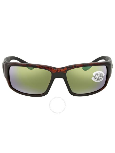 Costa Del Mar - Costa Del Mar FANTAIL Green Mirror Polarized Glass Men's Sunglasses TF 10 OGMGLP 59