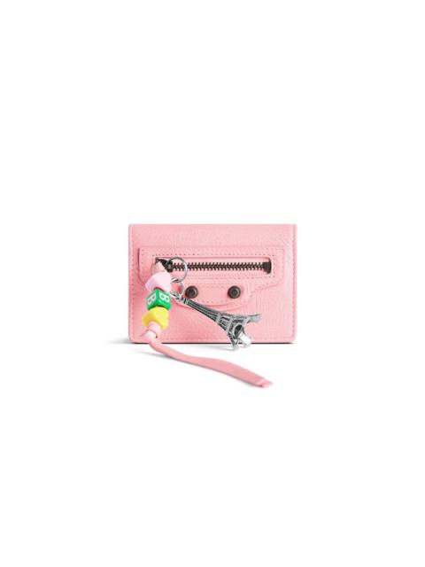BALENCIAGA Women's Le City Mini Wallet  in Vintage Pink