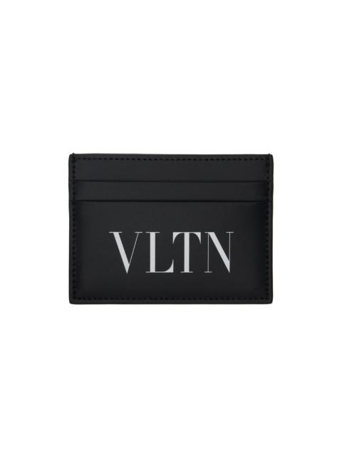 Valentino Black 'VLTN' Card Holder