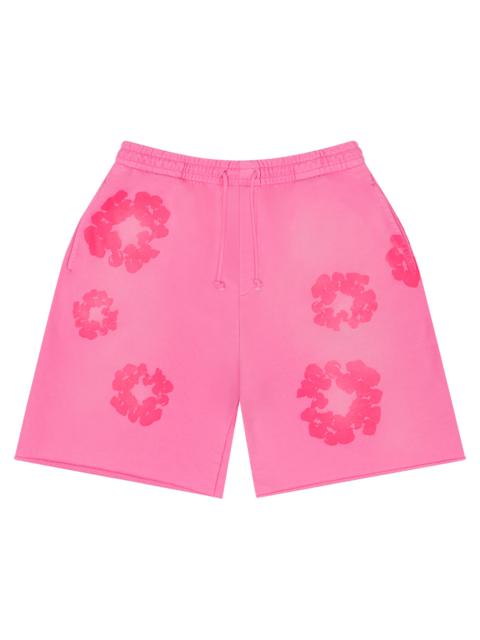 DENIM TEARS Mono Cotton Wreath Sweat Shorts "Pink"