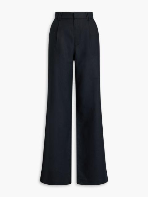 Other Designers Niguel linen and cotton-blend wide-leg pants