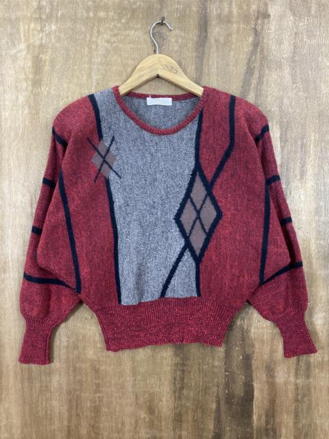 Other Designers Vintage - Cordier Maroon Baggy Knit Sweaters #1585