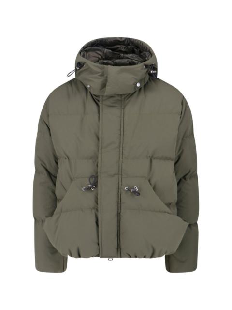 sacai HOODED DOWN JACKET