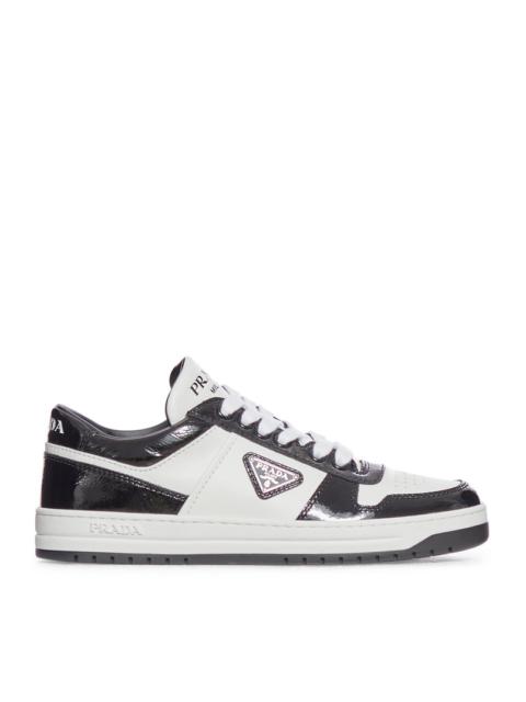 Prada Women Downtown Leather Sneakers